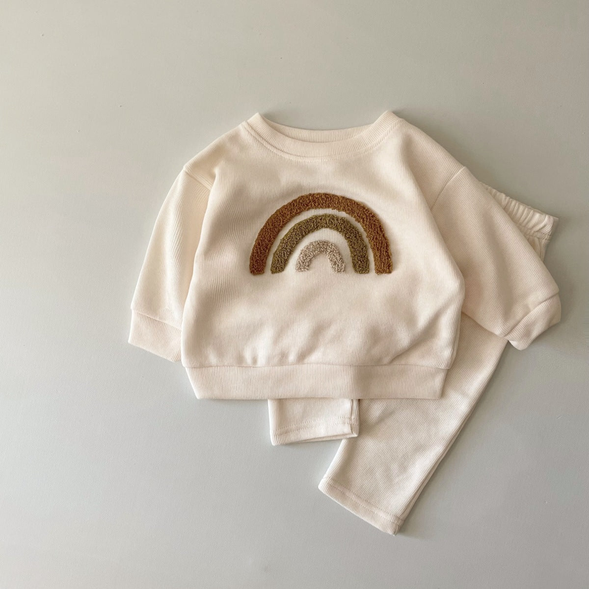 Newborn Embroidery Two-piece Long Sleeve