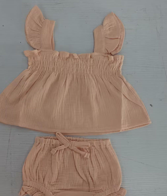 Girls' Solid Color Sling Top