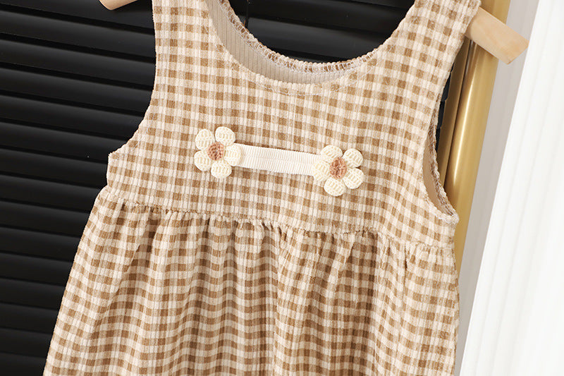 Round-neck Long-sleeved Dress