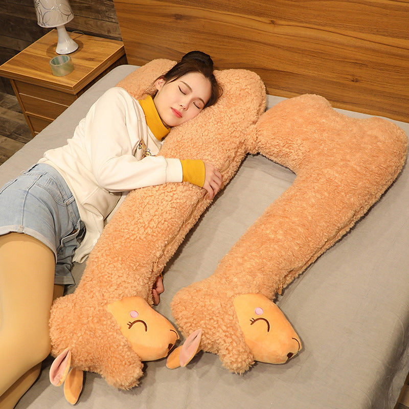 Plush Alpaca Pillow