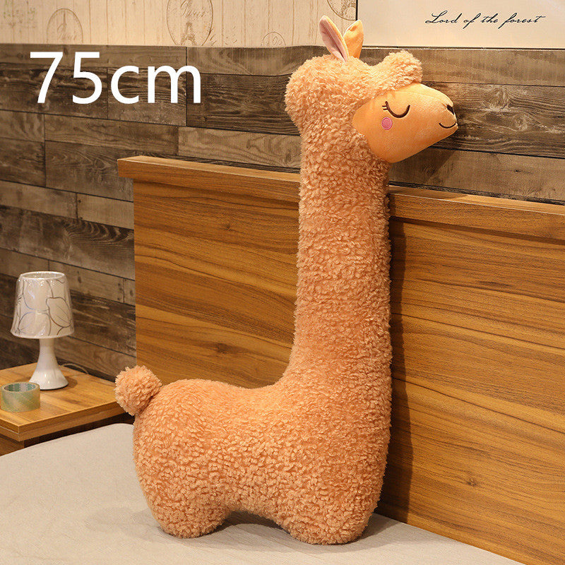 Plush Alpaca Pillow