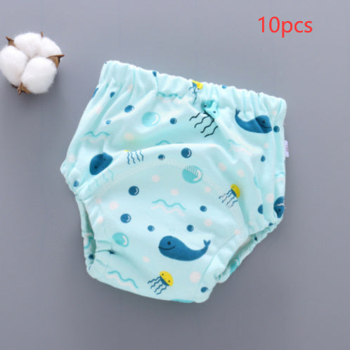 Training Pants: Washable 6-layer Gauze Diaper Cover