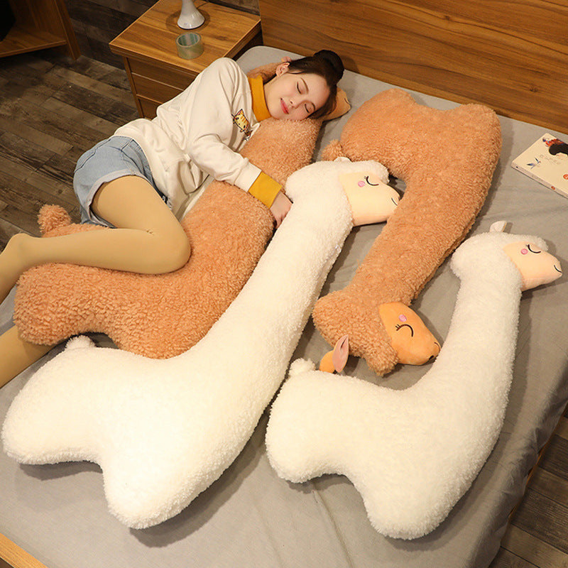 Plush Alpaca Pillow