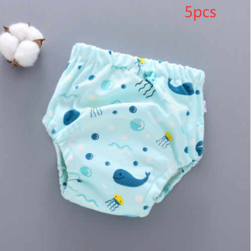 Training Pants: Washable 6-layer Gauze Diaper Cover