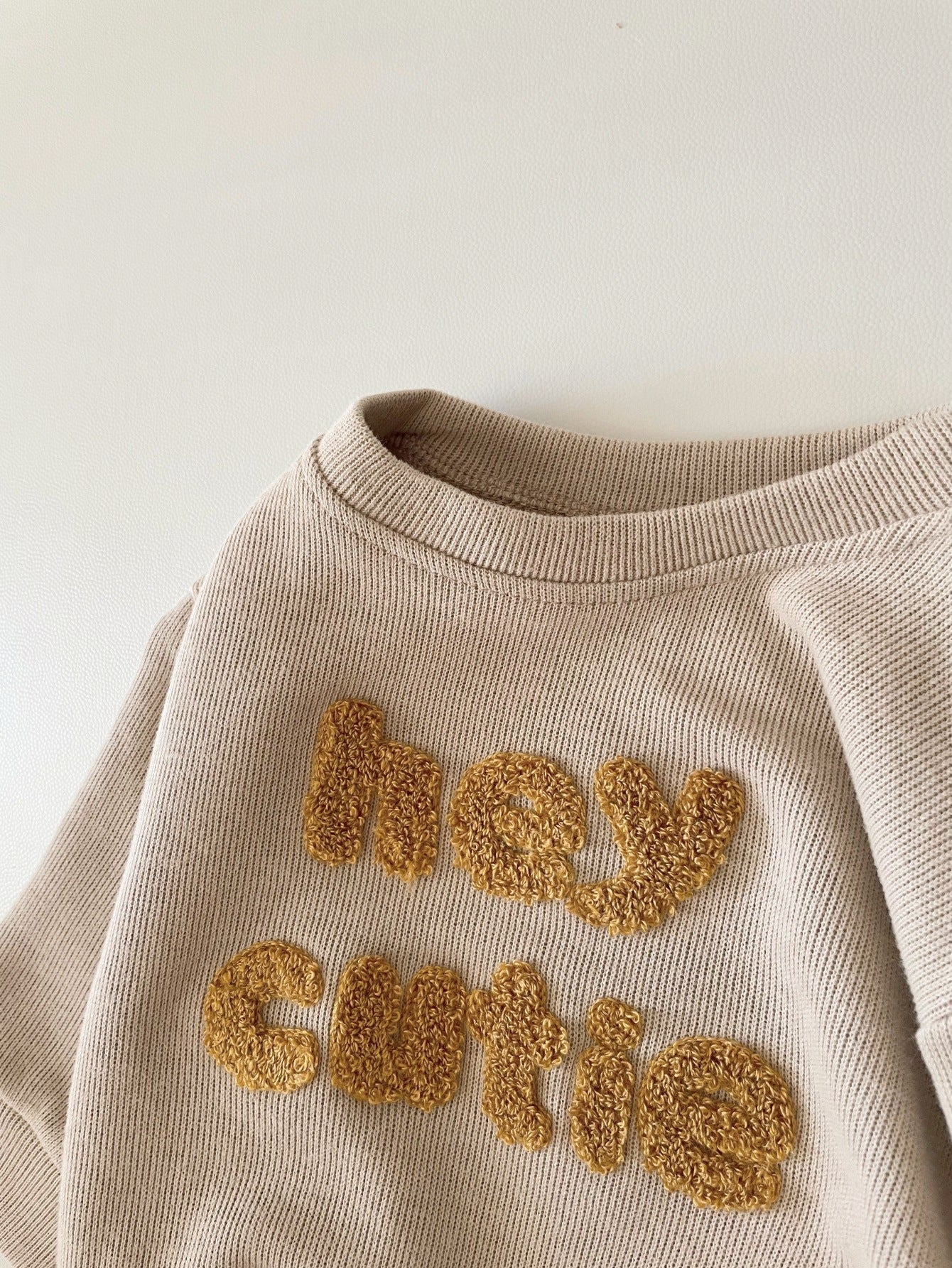 Newborn Embroidery Two-piece Long Sleeve