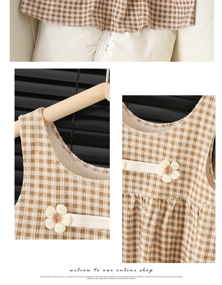 Round-neck Long-sleeved Dress