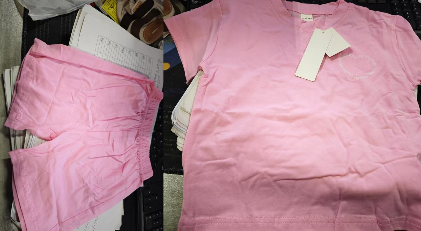 Short Sleeve Two-piece Set