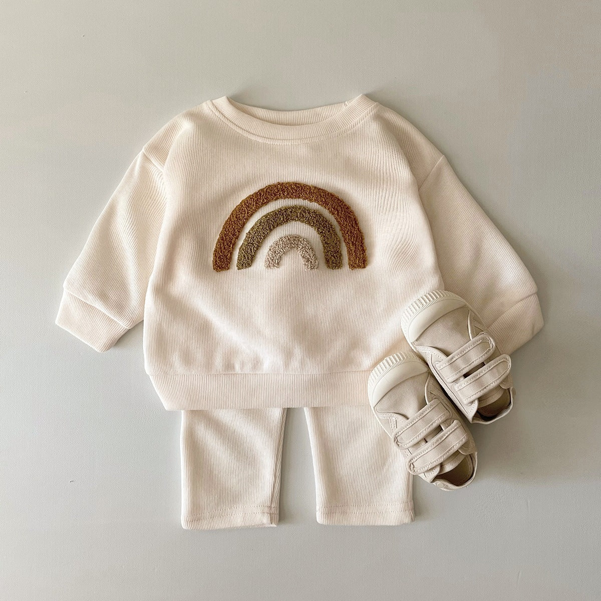 Newborn Embroidery Two-piece Long Sleeve