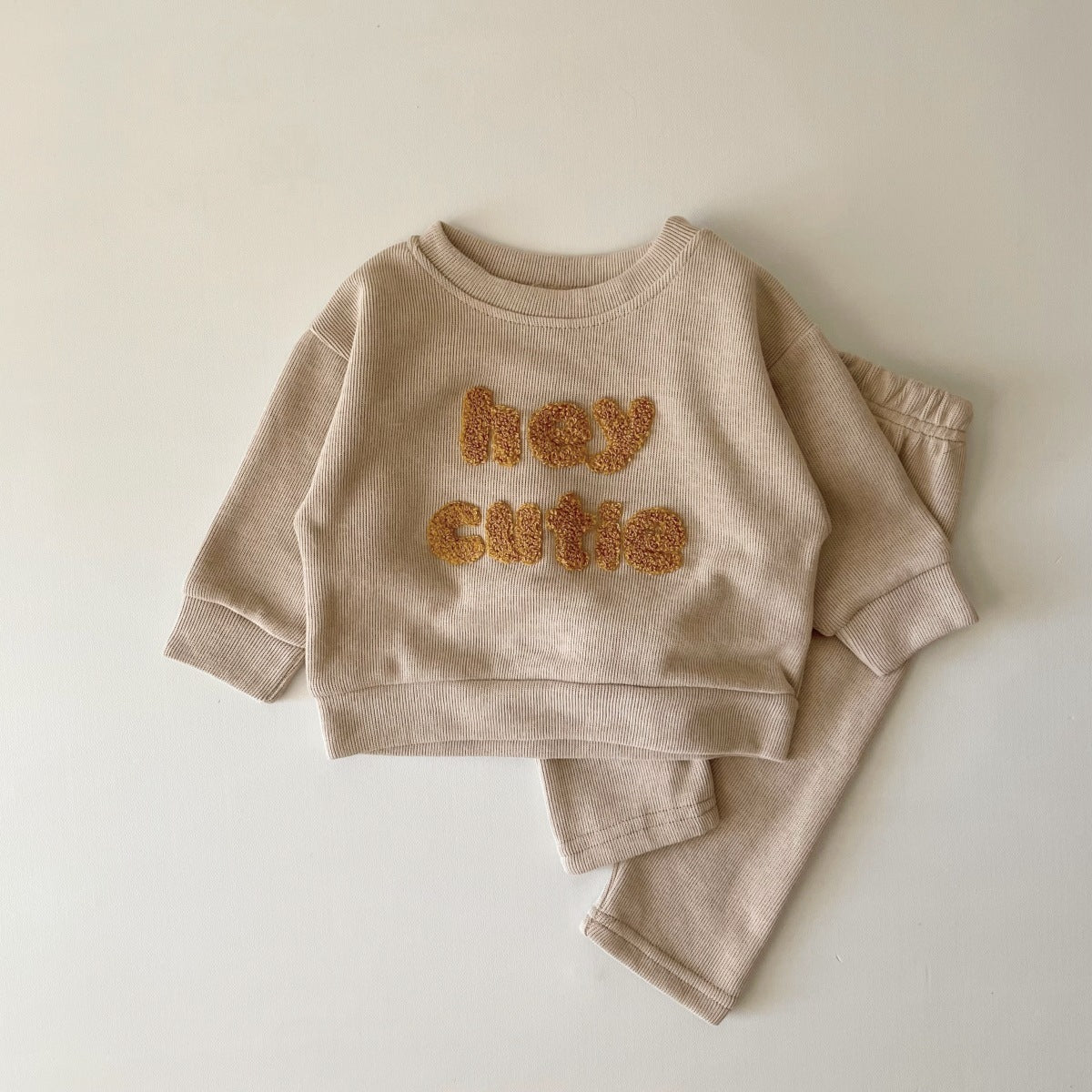 Newborn Embroidery Two-piece Long Sleeve