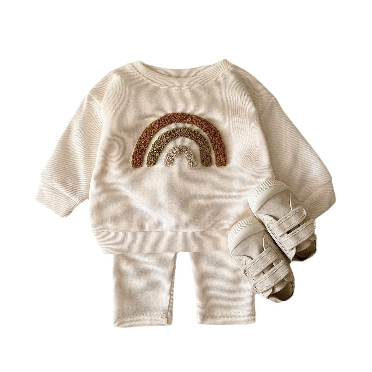 Newborn Embroidery Two-piece Long Sleeve