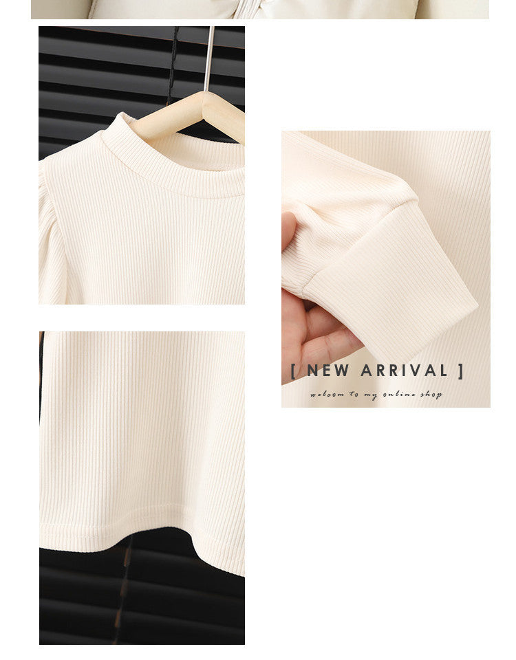 Round-neck Long-sleeved Dress