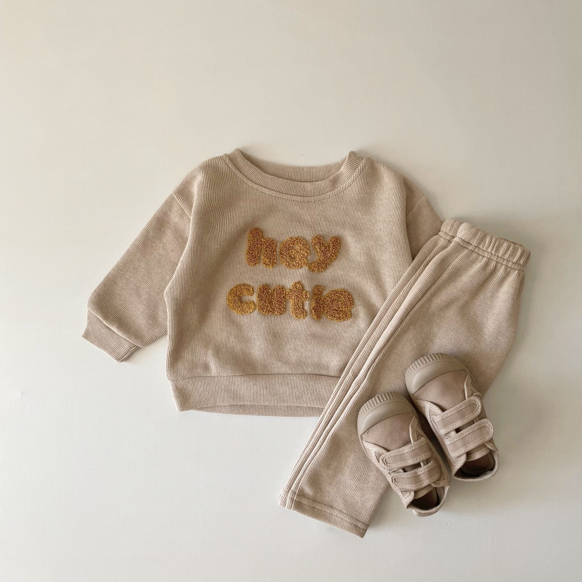 Newborn Embroidery Two-piece Long Sleeve