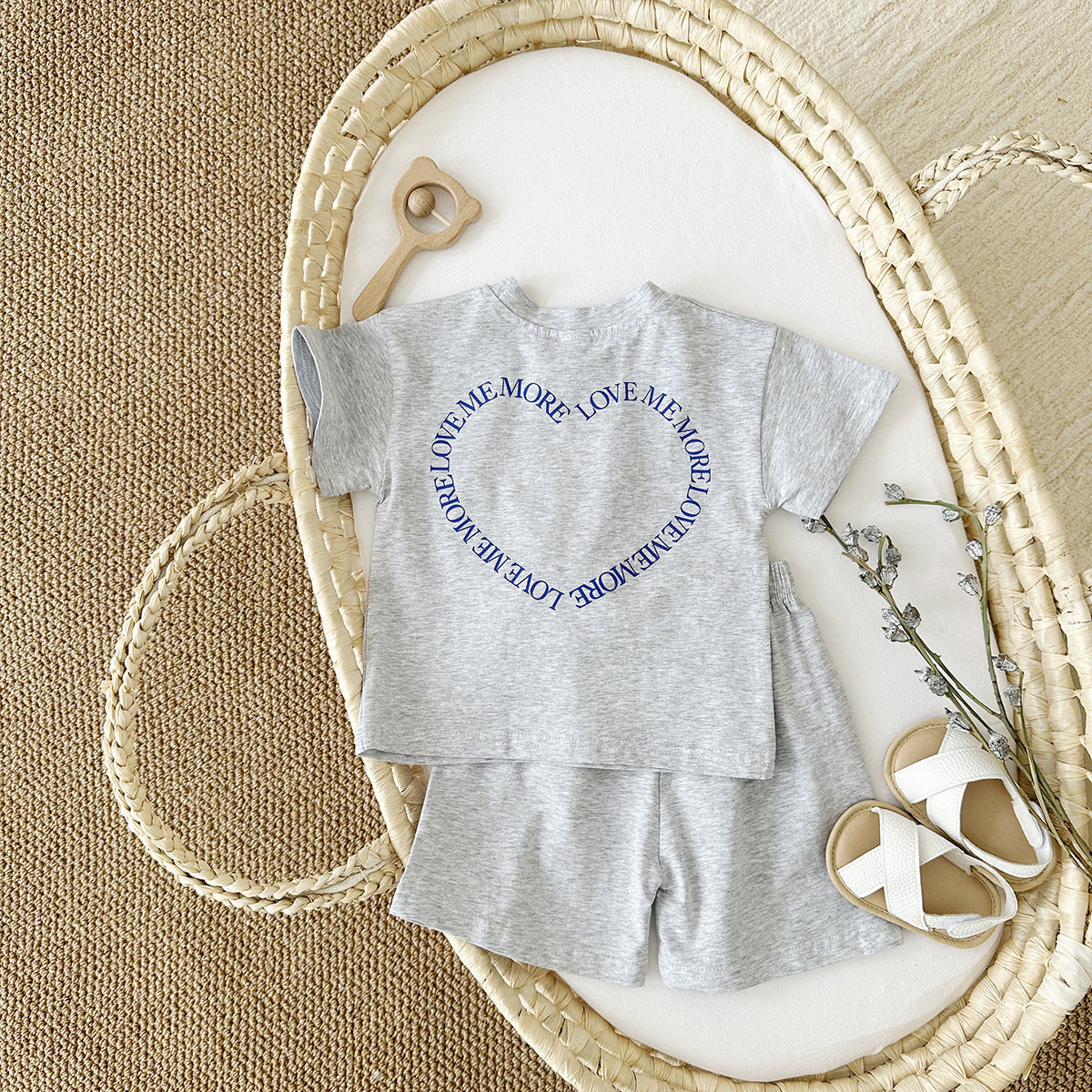 Short Sleeve Two-piece Set